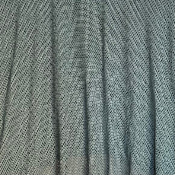 Free PeopleTextured Open Weave Fishnet Mesh Sheer Top Women No Size Boho Blue - Picture 8 of 12